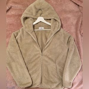 TNA Teddy Zip Up Jacket